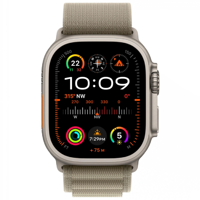 Apple Watch Ultra 2023 Cellular 49mm Titanium Case with Alpine Loop Olive (Size L)