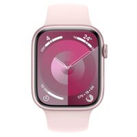 Apple Watch Series 9 GPS 45mm Aluminum Pink Case with Light Pink Sport Band