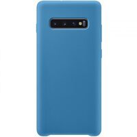 Чехол Silicone Cover для Samsung Galaxy S10+ (Blue)